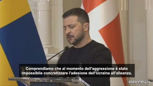 Zelensky: L'Ucraina ? gi? de facto dentro la Nato