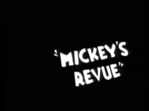 Mickey Mouse Sound Cartoons (1932) - Mickey's Revue