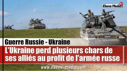 L'Ukraine perd plusieurs dizaines de chars de combat face à l'armée russe