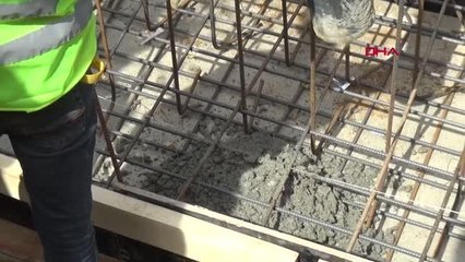 75 YATAKLI KİRAZ DEVLET HASTANESİ'NİN TEMELİNE İLK HARÇ DÖKÜLDÜ