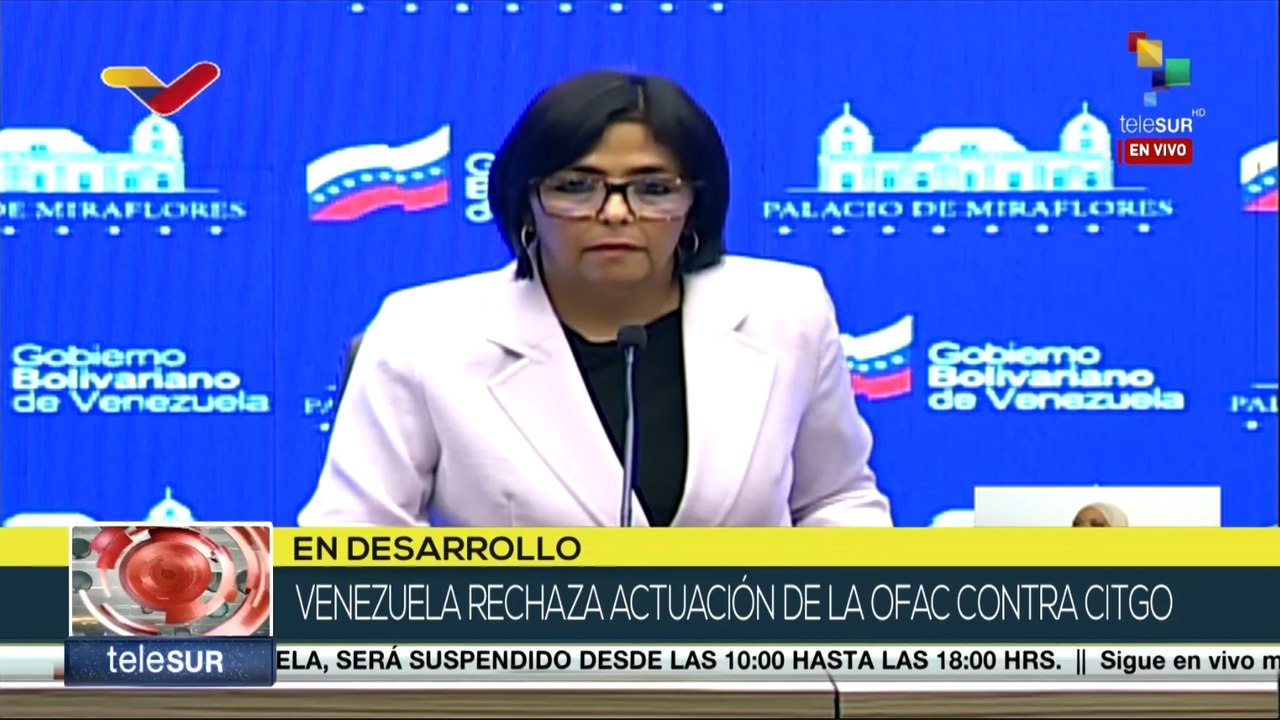 Rodríguez: No reconocemos ningún acto que no esté válidamente dirigido por el Estado venezolano