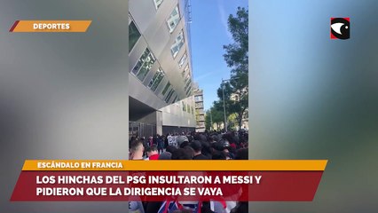 Los hinchas del PSG insultaron a Messi y pidieron que la dirigencia se vaya
