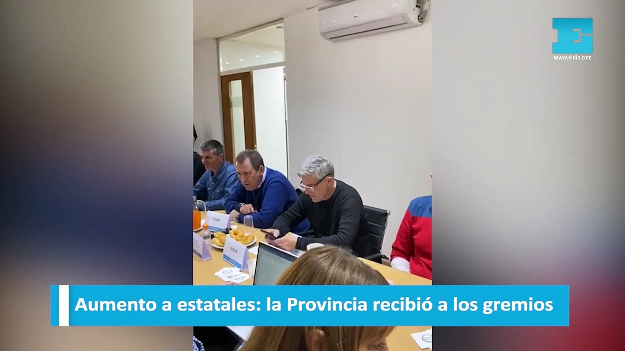 Aumento a estatales: la Provincia recibió a los gremios