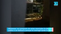 Misiones: ex campeón de artes marciales le dio una paliza a un delivery porque le entregó tarde la pizza