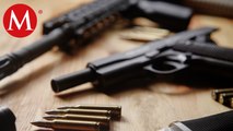 Armas utilizadas para homicidios llegan de manera ilegal a México
