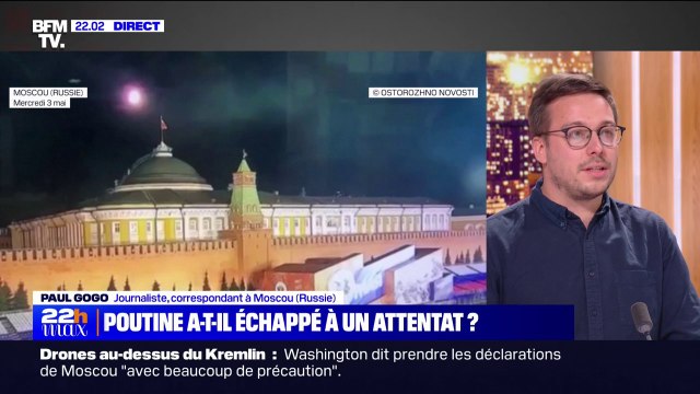 Paul Gogo (journaliste, correspondant à Moscou): On a du mal à imaginer une thèse où un inconnu aurait lancé son drone à 200 mètres du Kremlin