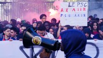 « Notre club est en crise » : la grogne des Ultras devant le siège du PSG