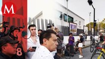 Se manifiestan en Fiscalía en apoyo a ciclistas agredidos en Puebla