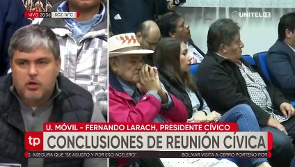 Cívicos deciden por unanimidad que no participarán del Comité interinstitucional, según Larach