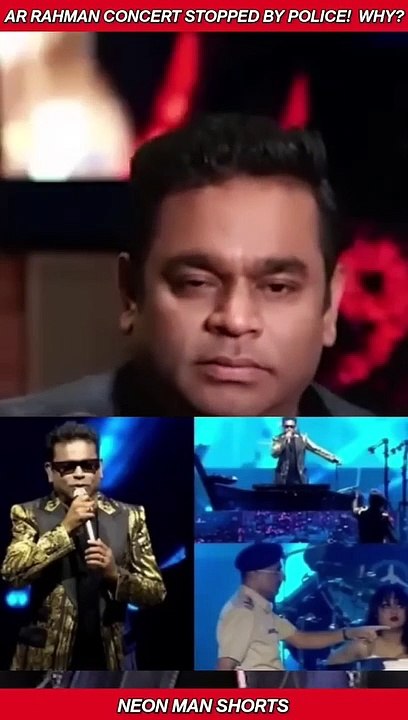 AR Rahman Concert STOPPED by POLICE! Why? | AR Rahman Pune Concert News Shorts Facts #shorts