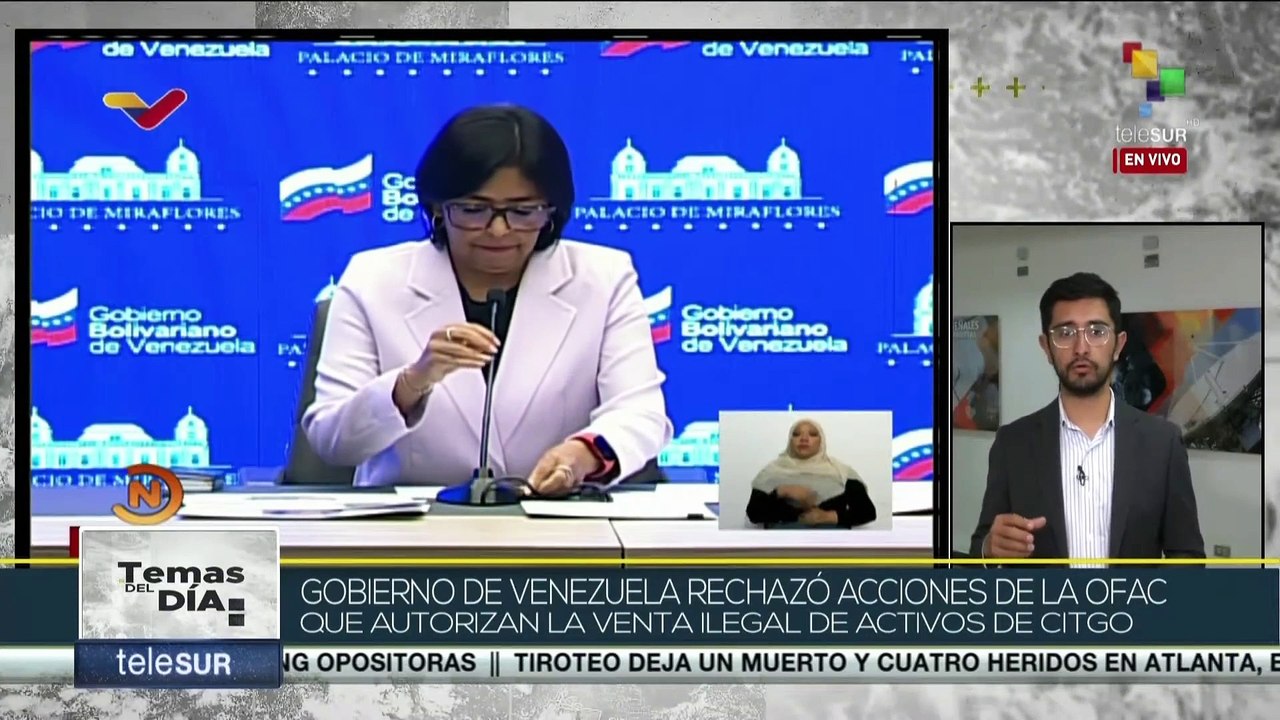 Venezuela denuncia acciones de la OFAC que autorizan la venta ilegal de activos de la empresa CITGO