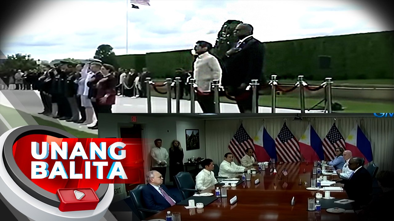 PBBM, binigyan ng full honors pagdating niya sa Pentagon | UB