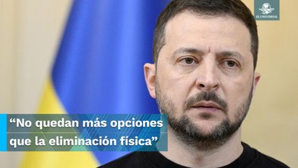 "Eliminar físicamente" a Zelensky, exige Rusia tras ataque de drones contra el Kremlin