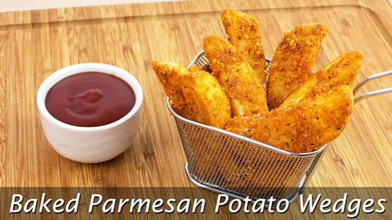 Baked Parmesan Potato Wedges Easy OvenRoasted Potato Wedges Recipe