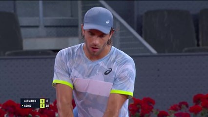 Madrid - Coric rejoint Alcaraz dans le dernier carré