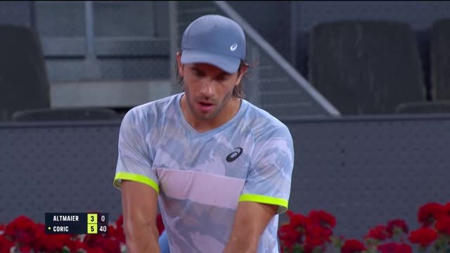 Madrid - Coric rejoint Alcaraz dans le dernier carré