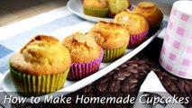 How to Make Homemade Cupcakes - Easy Basic Cupcake Recipe