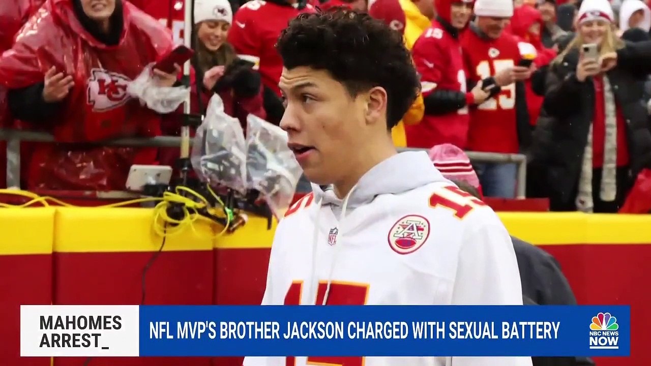 Jackson Mahomes, brother of NFL MVP, charged with sexual battery