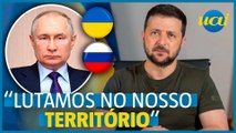 Zelensky diz que Ucrânia não atacou Putin