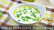 How to Make Greek Yogurt Sauce - Easy Homemade Greek Yogurt Dip Recipe