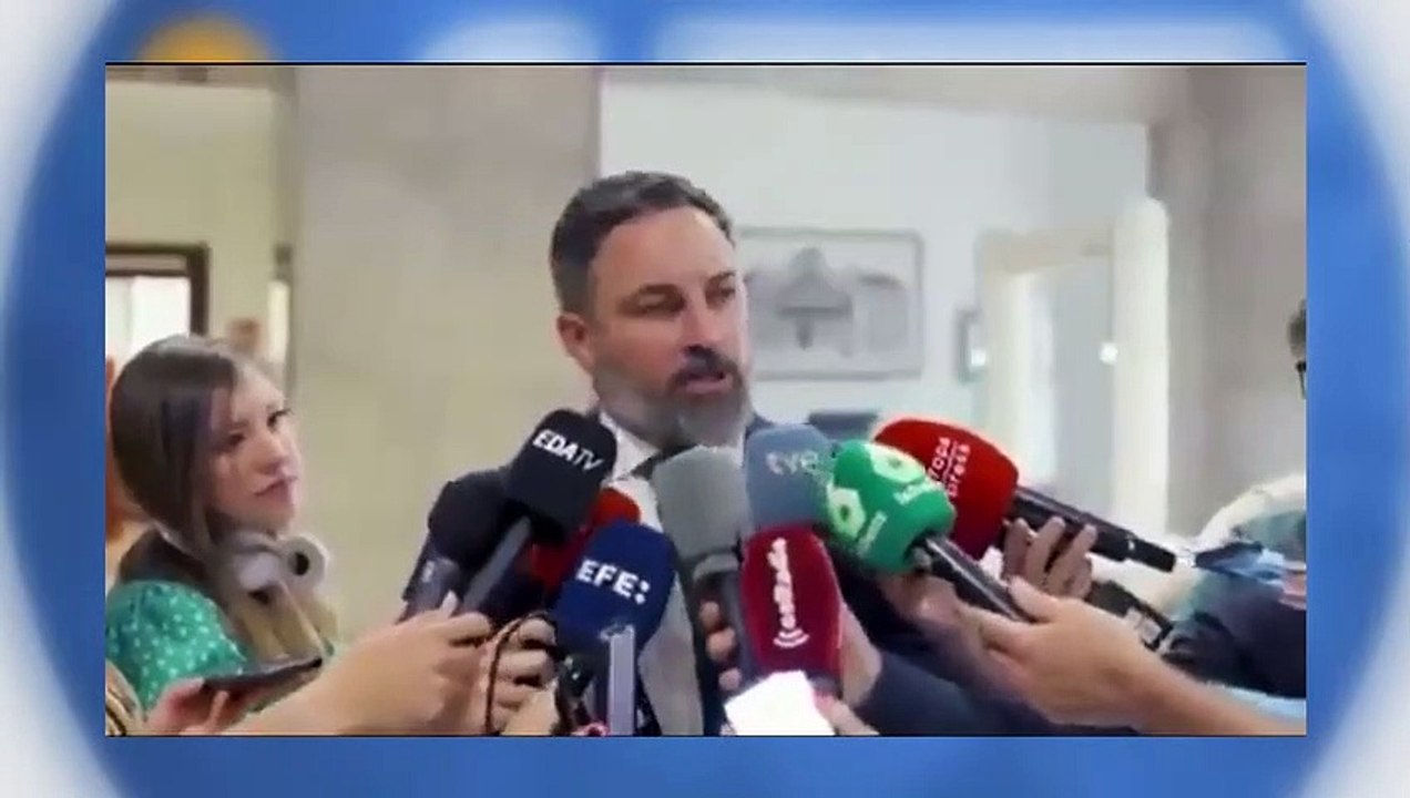 Santiago Abascal presidente del Partido Vox de...