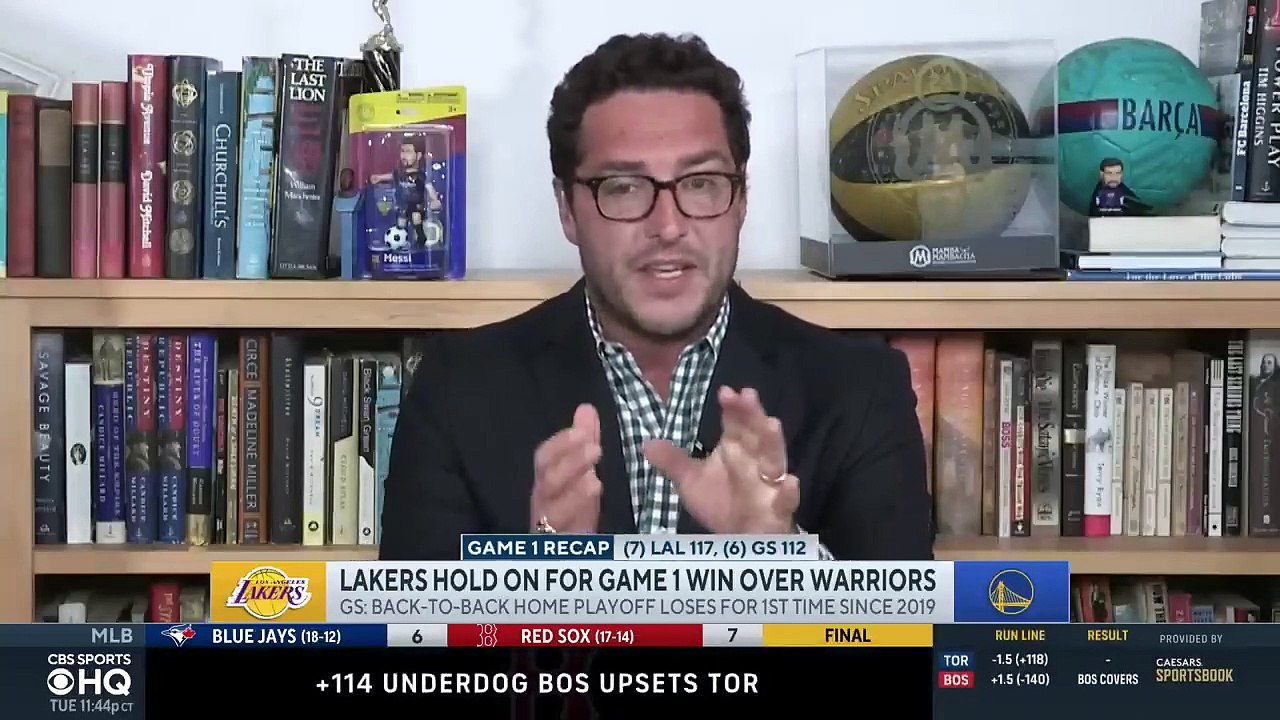 2023 NBA Playoffs_ Lakers SURVIVE LATE WARRIORS STORM and Take Game 1 _ CBS Sports