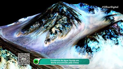 Evidência de água líquida em Marte encontrada pela China