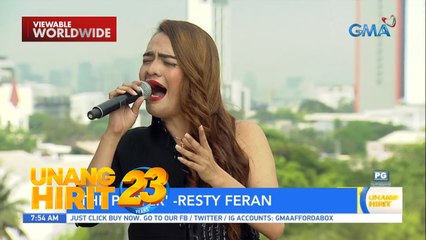 Duet yourself sa doble-karang kantahan with Resty Feran | Unang Hirit