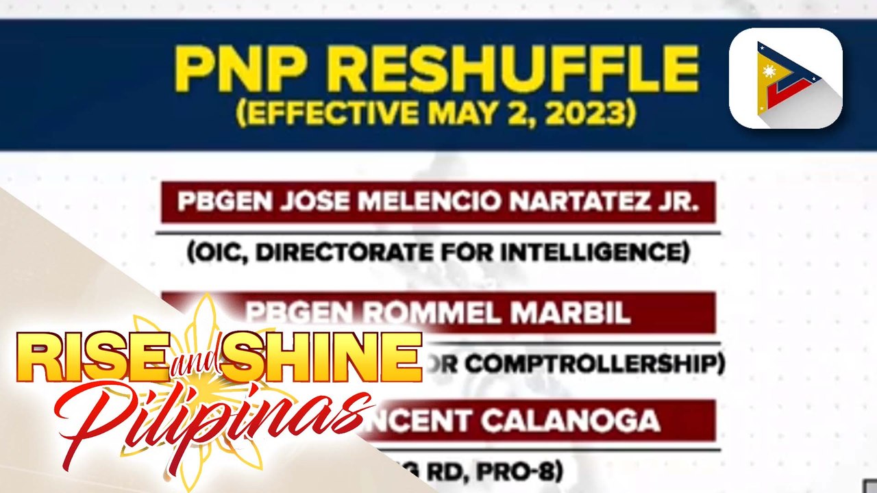 Balasahan sa ilang senior PNP officers, ipinatupad ni PNP Chief Acorda