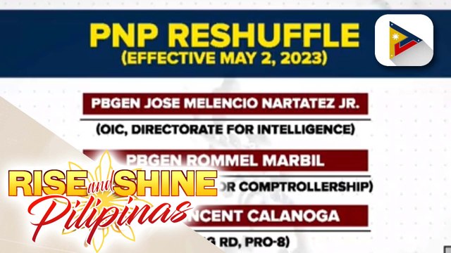 Balasahan sa ilang senior PNP officers, ipinatupad ni PNP Chief Acorda