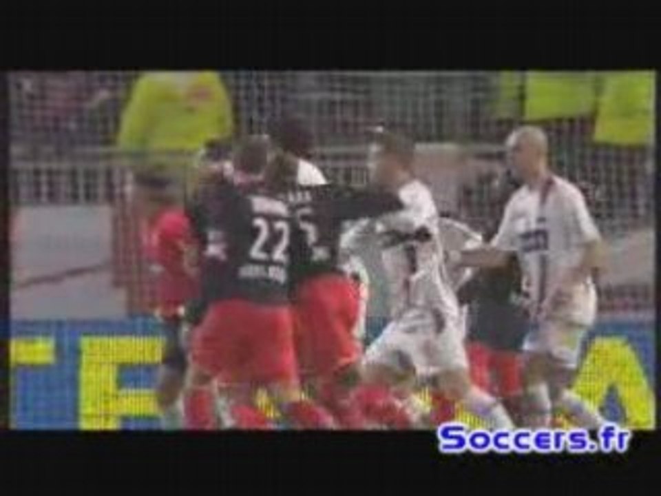 lyon-paris 30emes journee 2007/2008 3emes but camara