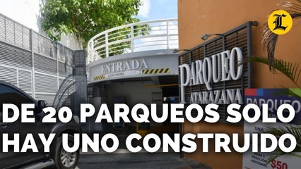 DE 20 PARQUEOS ANUNCIADOS, TAN SOLO HAY UNO CONSTRUIDO