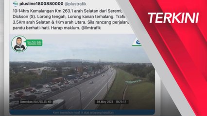 [TERKINI] Trafik sesak antara laluan Seremban- Port Dickson