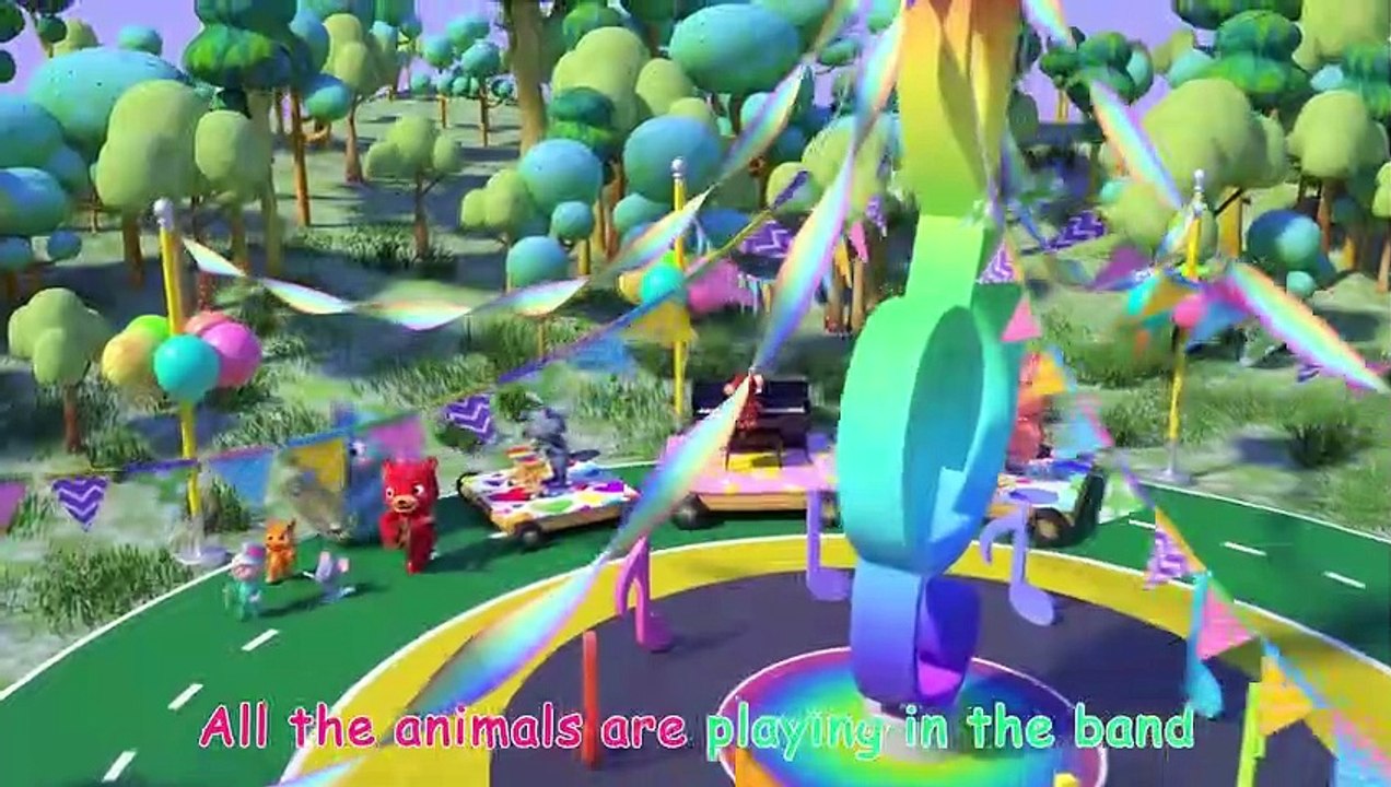 Musical Instruments Song! _ CoComelon Animals _ Animals for Kids