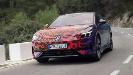 Erprobung des neuen Volkswagen ID.7 auf der Zielgeraden