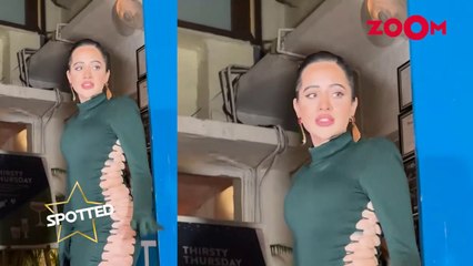 Genelia D'souza & her sons greet paps with a Namaste _ Urfi Javed STRUGGLES to walk in her dress