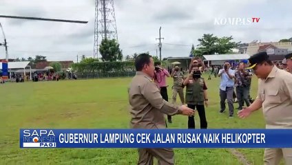 Cek Jalan Rusak Naik Helikopter, Gubernur Lampung Arinal Dicibir Warganet!