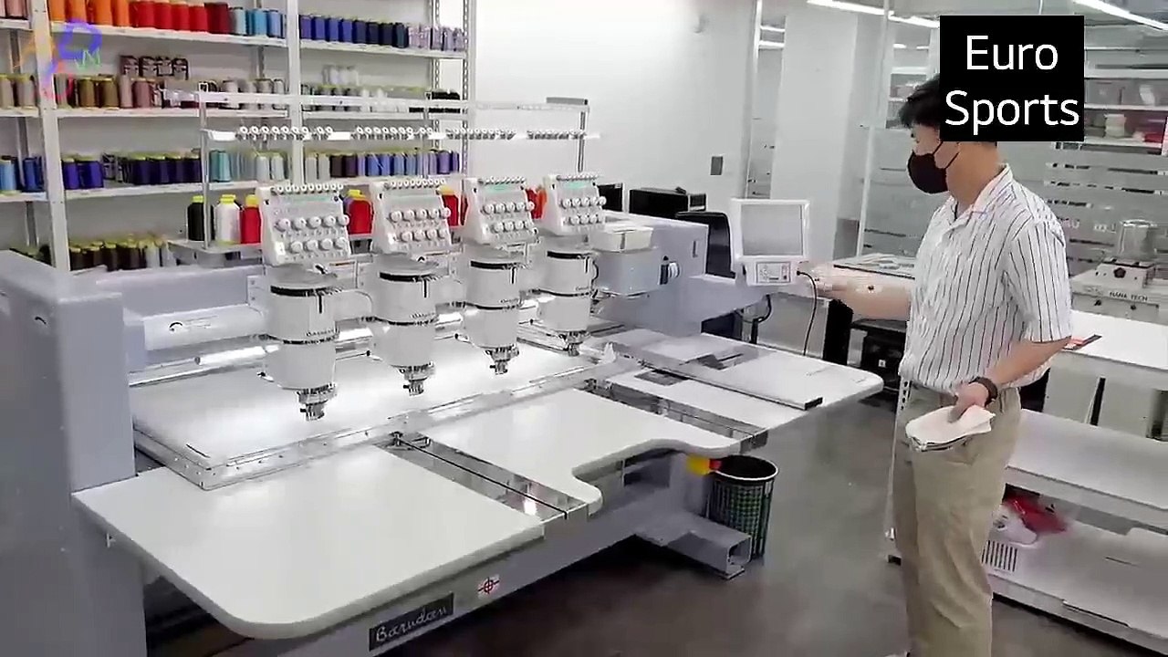 Very Cool! Baseball Cap Mass Production System by Korean Hat Factory