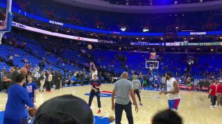 76ers’ Joel Embiid Gears Up For Game 3 vs. Celtics