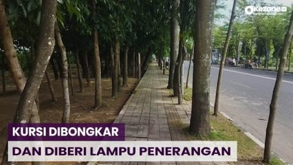 Viral Bungkus Kondom dan Tisu Bekas Berserakan, Kursi di Taman Veteran Bojonegoro Langsung Dibongkar