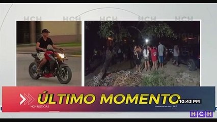 En un accidente de tránsito perdió la vida, Kevin Fúnez, en Olanchito, Yoro