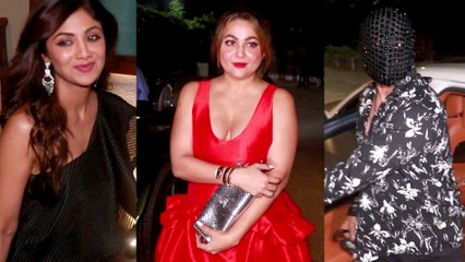 Amrita Arora ने रेड नेकलाइन ड्रेस में लगाई आग, डिनर डेट पर और भी कई सेलेब्स आई नजर