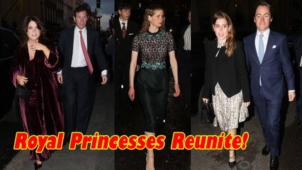 Royal princesses reunite at private members' club Oswald's 
