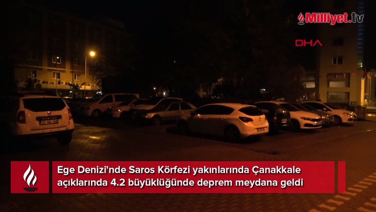 Çanakkale açıklarında 4,2 büyüklüğünde deprem
