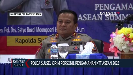 Polda Sulsel Kirim Personil Pengamanan KTT Asean 2023
