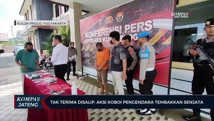 Tak Terima Disalip, Aksi Koboi Pengendara Tembakkan Senjata