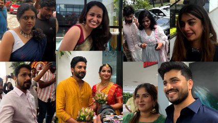 അമ്പോ മാളവികയുടെ കല്യാണത്തിന് ഇത്രയും താരങ്ങളെ  പ്രതീക്ഷിച്ചില്ല | Malavika Krishnadas Wedding