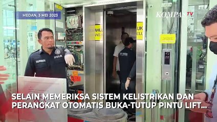 Penampakan Celah Lift Bandara Kualanamu, Olah TKP Terkait Penemuan Jenazah Perempuan