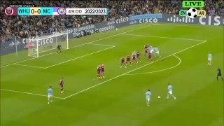 Man City 3-0 West Ham/English Premier League 2022-2023دوري الإنجليزي الممتاز