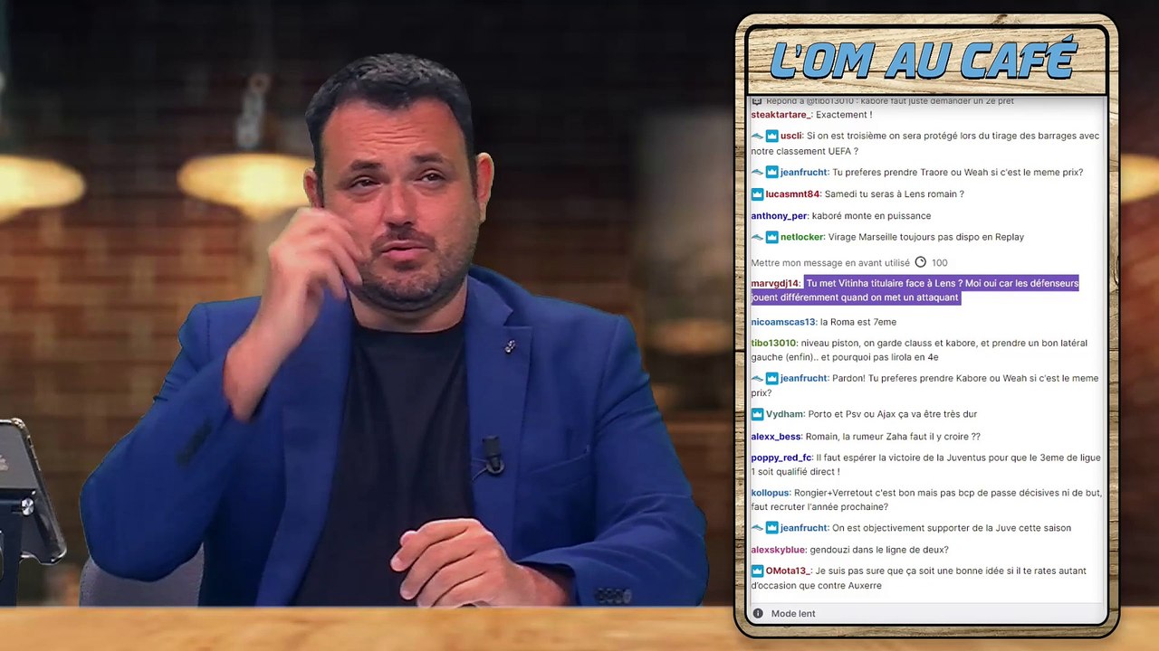Replay de l'OM au café avec Romain Haering
